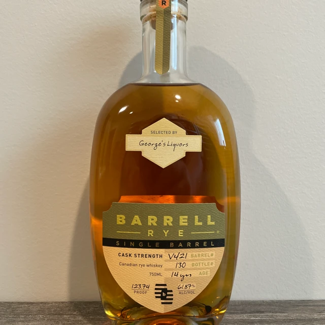 Barrell Rye Single Barrel (George's Liquors)