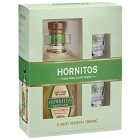 Hornitos Reposado Tequila W Glass Gift