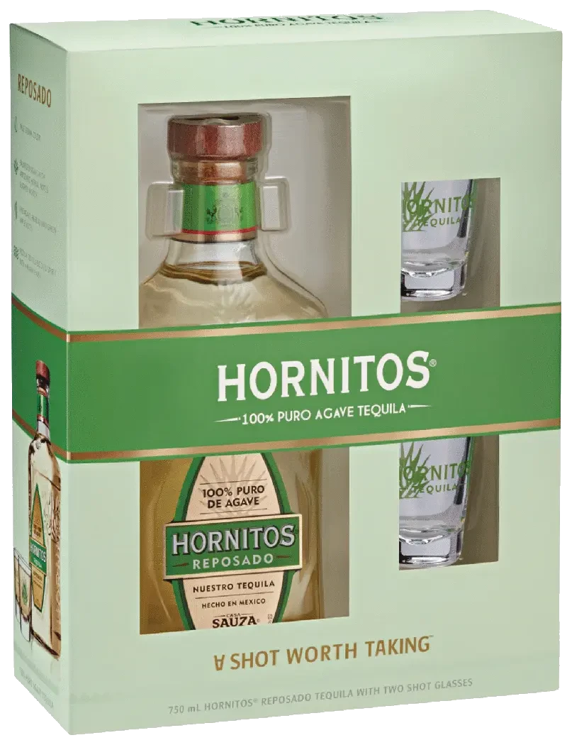 Hornitos Reposado Tequila W Glass Gift
