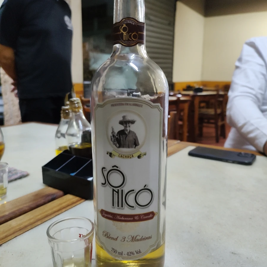 CACHAÇA SÔ NICÓ BLEND 3 MADEIRAS
