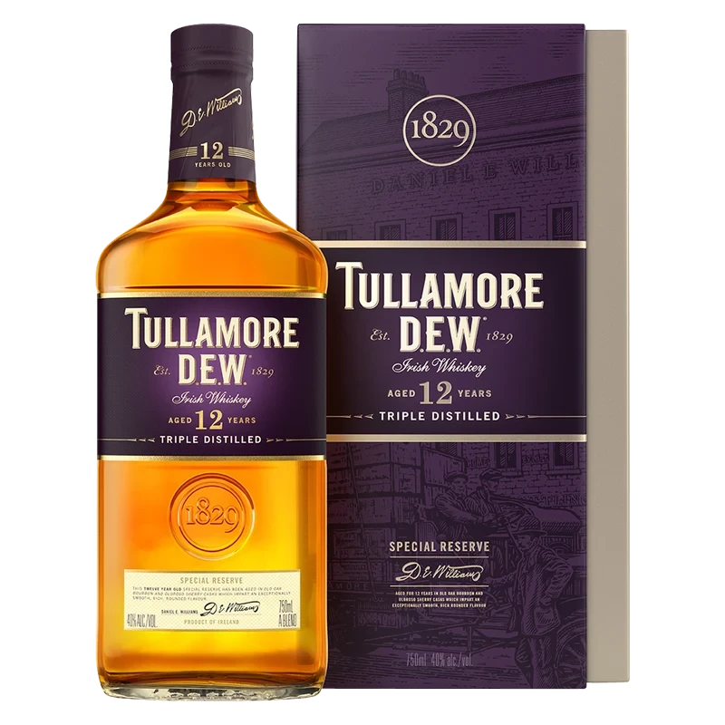 Tullamore D.E.W. 12 Year Irish Whiskey 750 ml