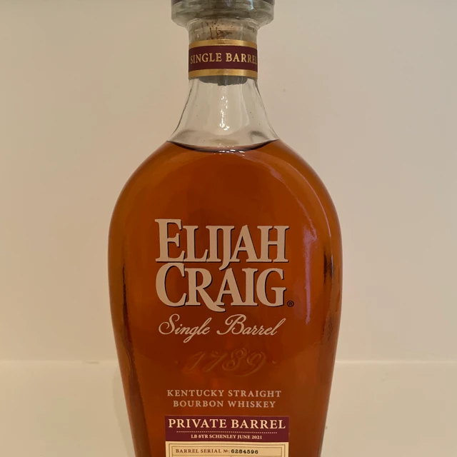 Elijah Craig Single Barrel Bourbon 9 Year
