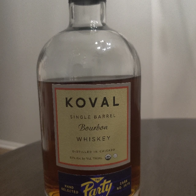 Koval Single Barrel Cask No. 3019