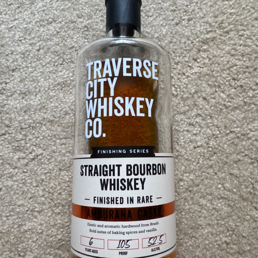 Traverse City Whisky Co. Straight Bourbon Whiskey finished in rare Amburana Casks