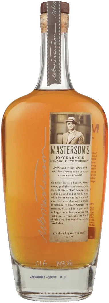 Mastersons French Oak 10 Yr Rye Whiskey
