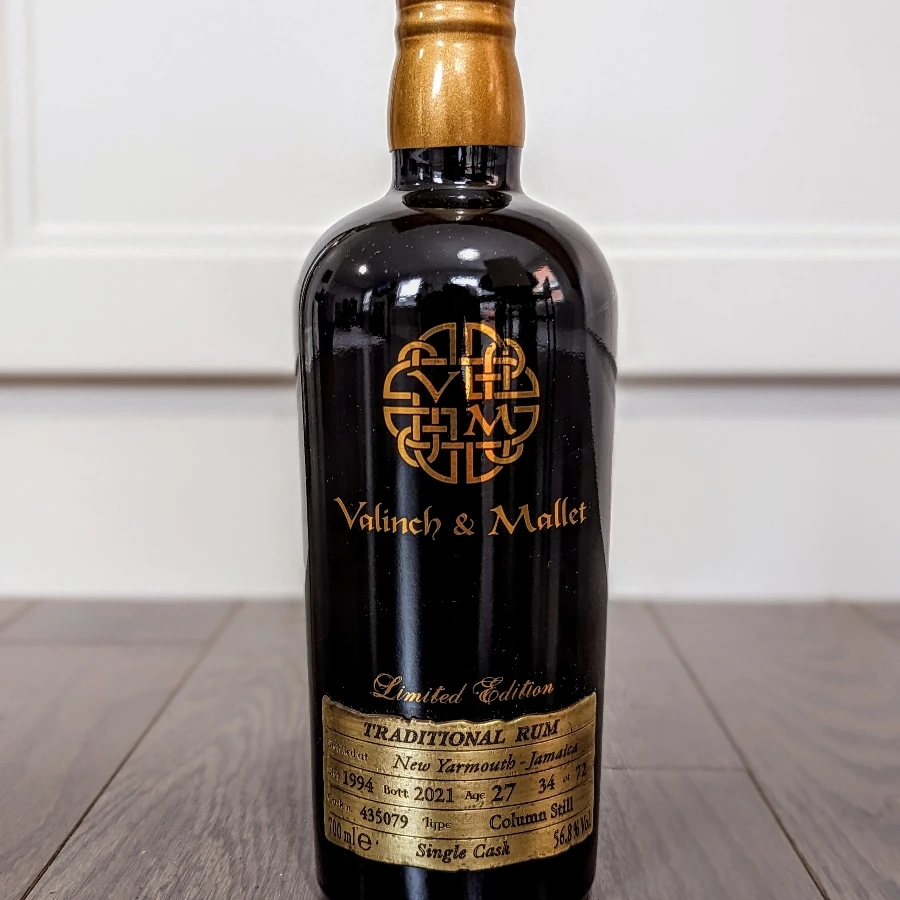Valinch & Mallet New Yarmouth 1994 27 Year Jamaican Rum