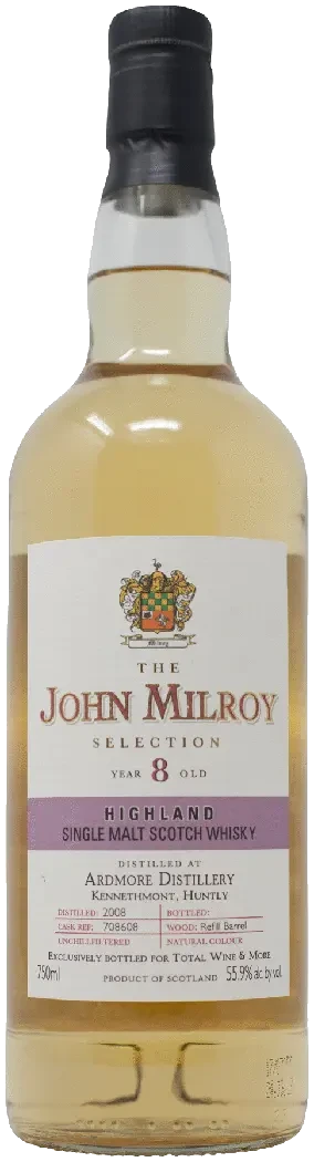 John Milroy Ardmore Single Malt 8 Yr Barrel Select