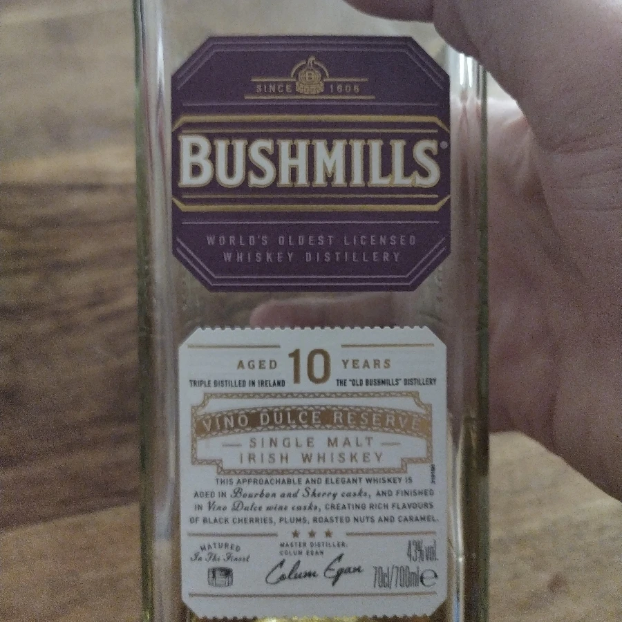 Bushmills 10 Year Vino Dulce Reserve