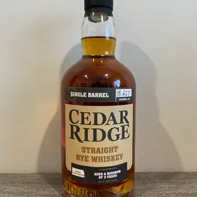 Cedar Ridge Straight Rye Whiskey Single Barrel (Kansas Select Edition)