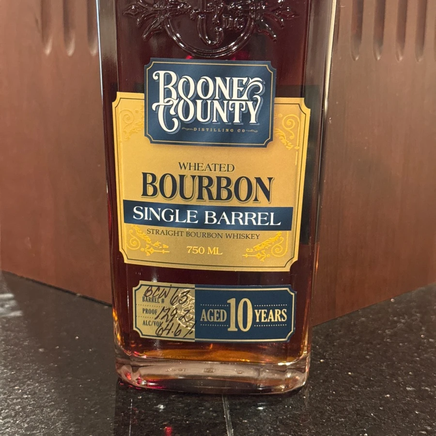 Boone County 10 Year Single Barrel Wheated