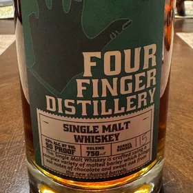 Four Finger Distillery Single Malt Whiskey