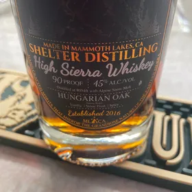 shelter distilling high sierra whiskey