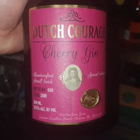Dutch courage cherry gin