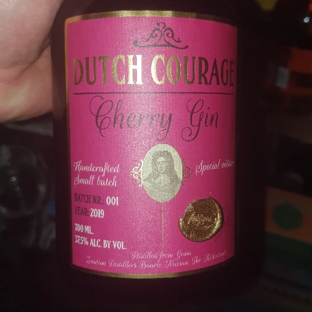 Dutch courage cherry gin