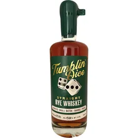Tumblin' Dice Curated Small Batch Barrel Proof Straight Rye Whiskey (7 year)
