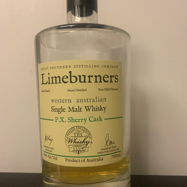 Limeburners Single Malt PX Sherry Cask