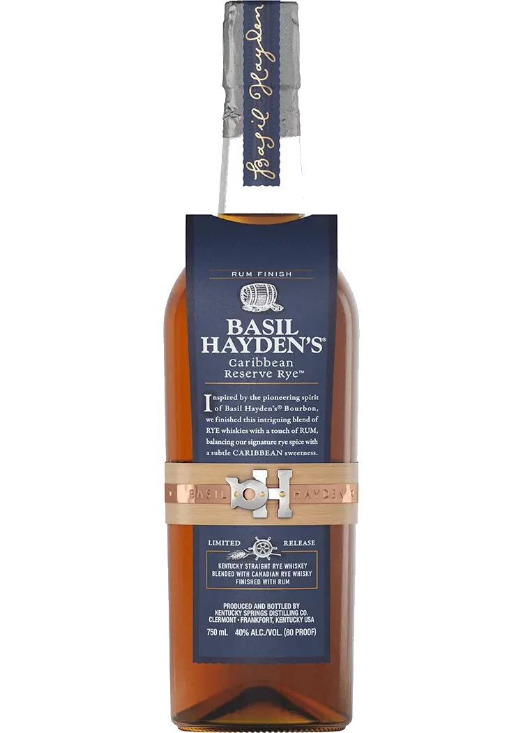 Basil Haydens Caribbean Reserve Rye Whiskey