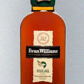 Evan Williams Single Barrel Vintage 2012 (2020 Kentucky Derby Festival Bottling)