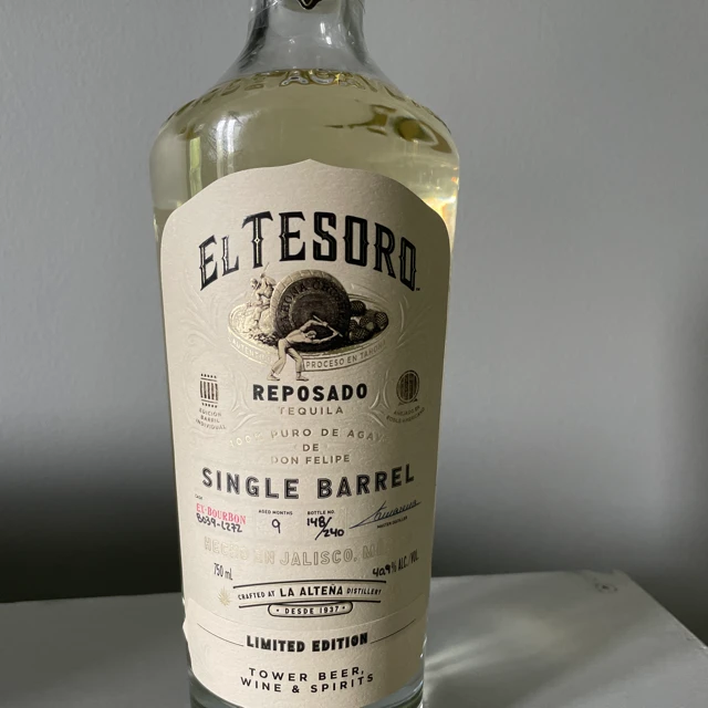 El Tesoro Reposado Single Barrel B039-L272
