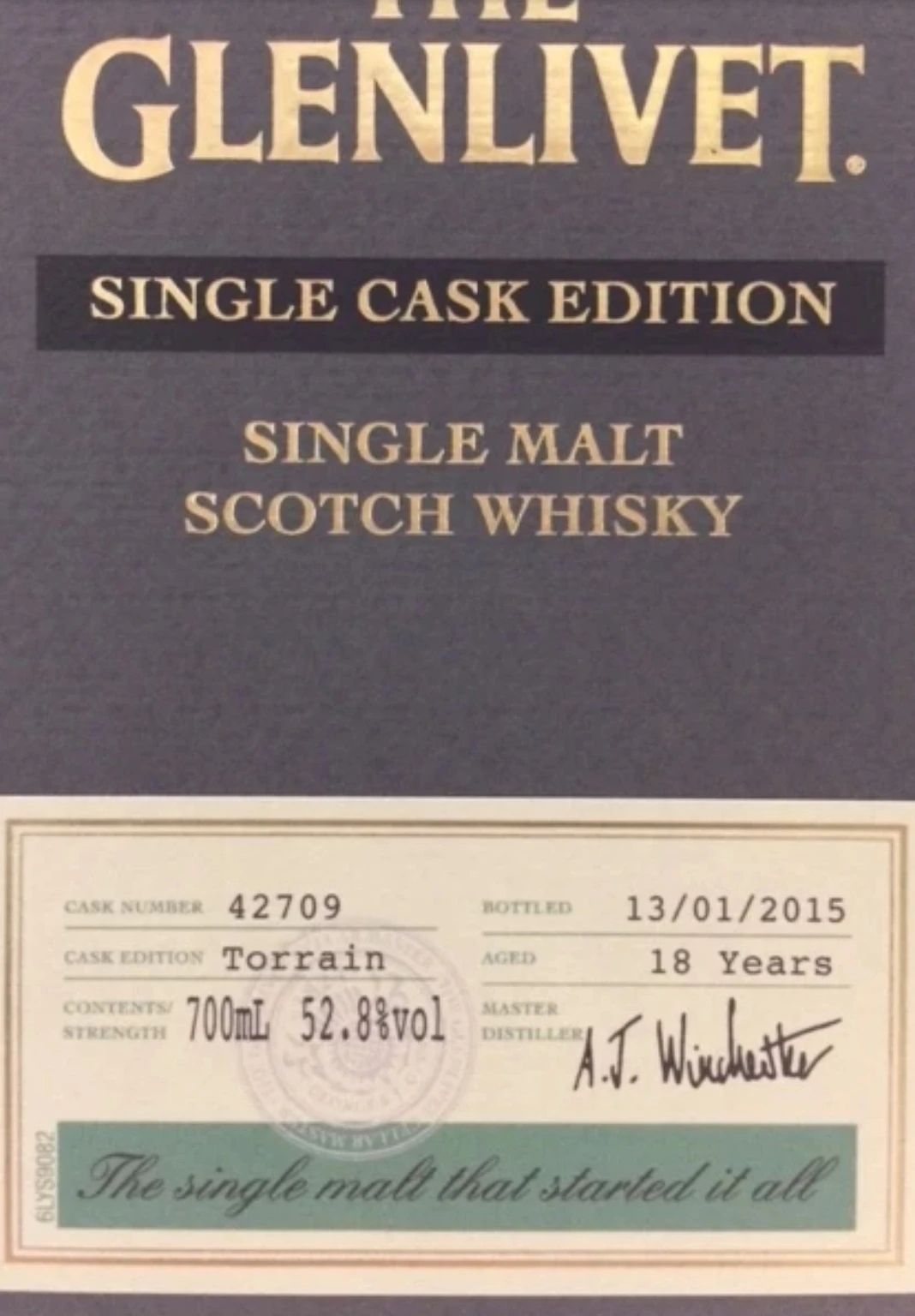 Glenlivet 18 Year 'Torrain' Single Cask