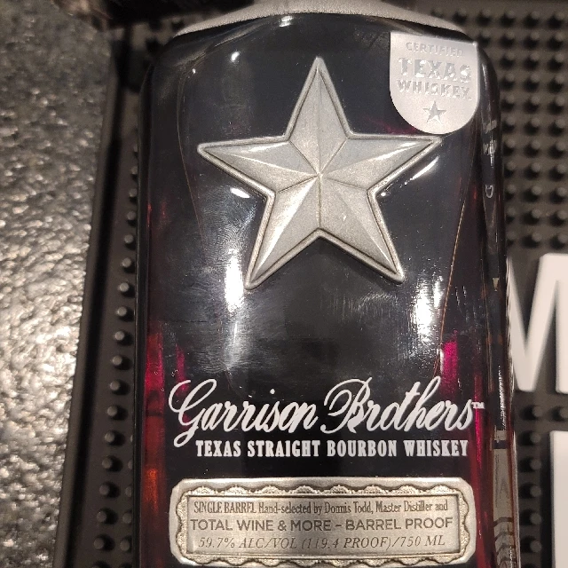 GARRISON BROTHERS BARREL PROOF TOTAL WINE 119.4 PROOF