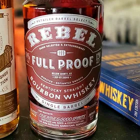 Rebel Full Proof Single Barrel Bourbon Whiskey (Selected by FWGS)