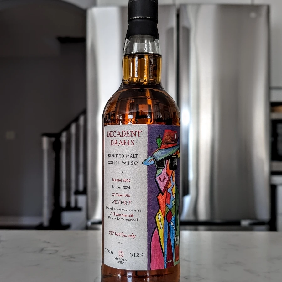 Decadent Drams Westport (Glenmorangie) 2003 21 Year Blended Malt Scotch Whisky