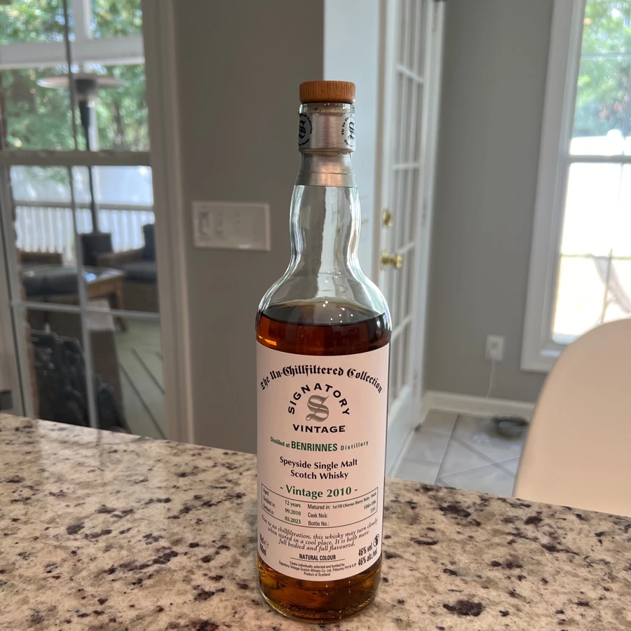 Benrinnes 12 Year Old 2010 Signatory Un-Chillfiltered