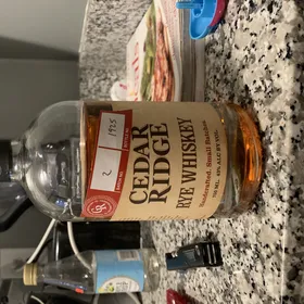 Cedar Ridge Rye Whiskey