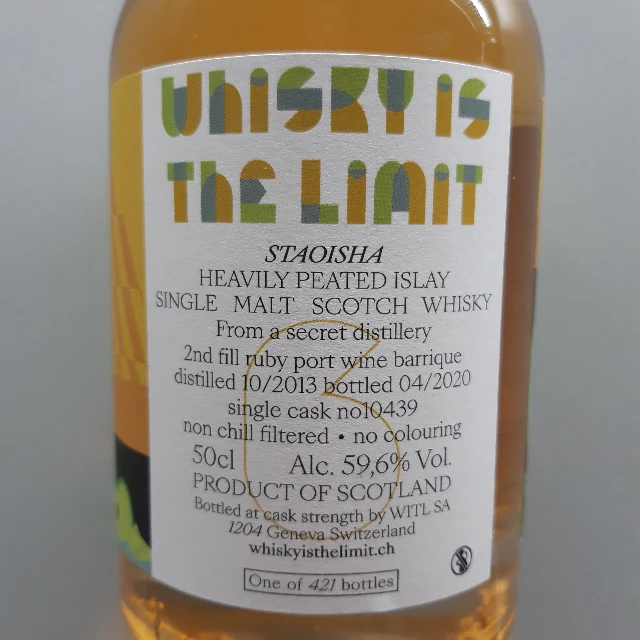 WHISKY IS THE LIMIT Staoisha