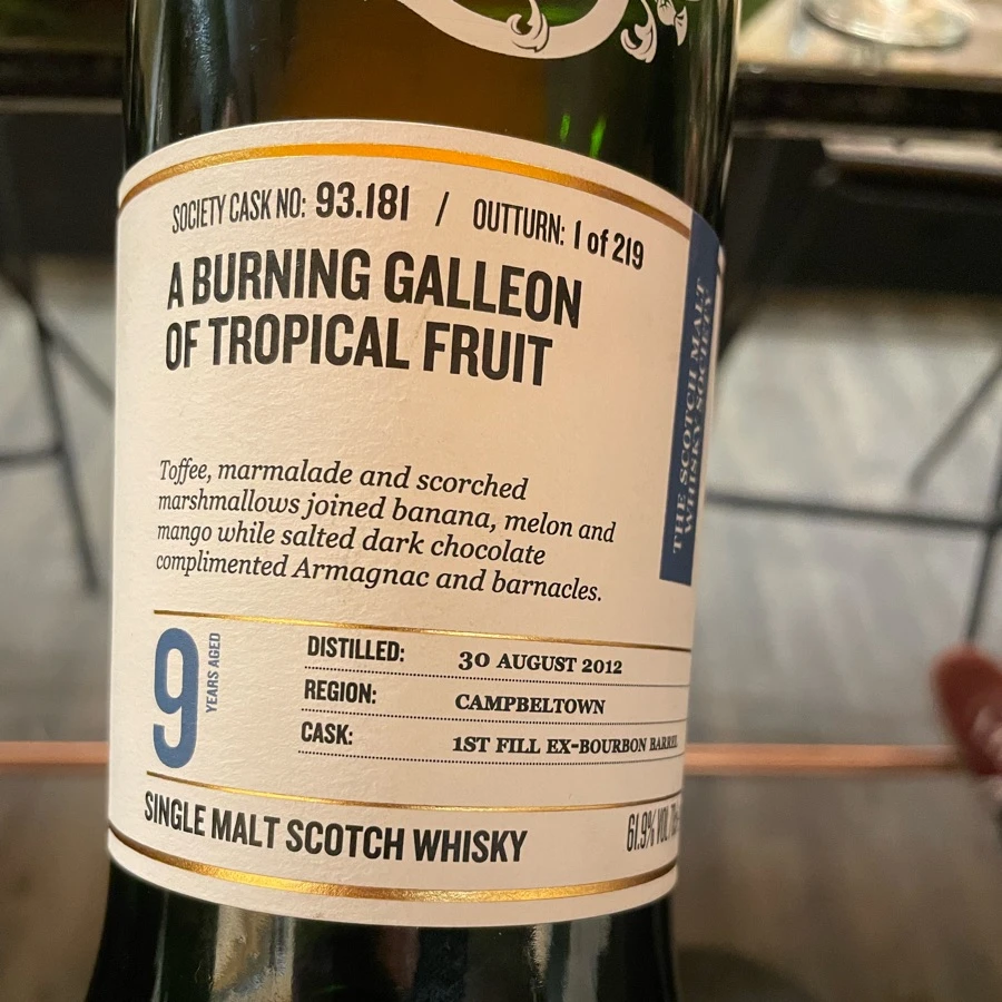 Glen Scotia 2012 SMWS 93.181