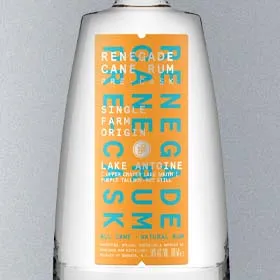 Renegade Rum Pre-Cask Single Farm Origin: Lake Antoine (Upper Crater Lake South/Purple Tallboy)