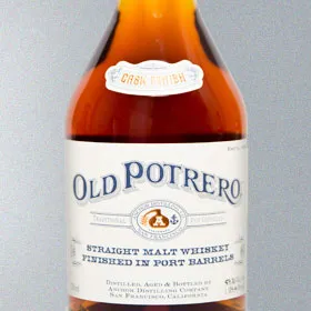 Old Potrero Straight Malt Whiskey finished in Port Barrels