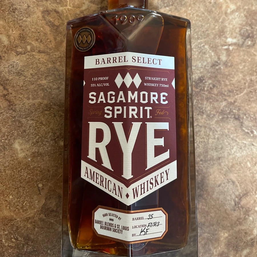 Sagamore Spirit Rye Barrel Select American Whiskey (Barrel Blends & St  Louis Bourbon Society)