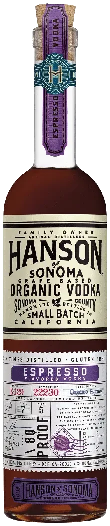 Hanson of Sonoma Espresso Vodka