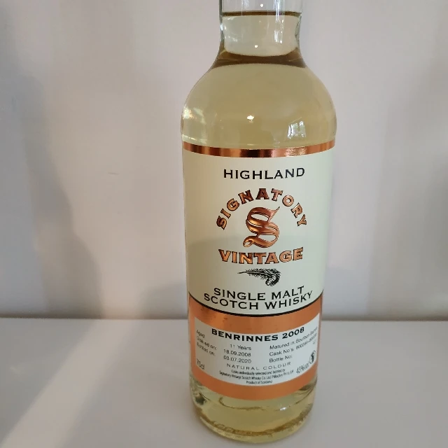 BENRINNES 11 Signatory Vintage