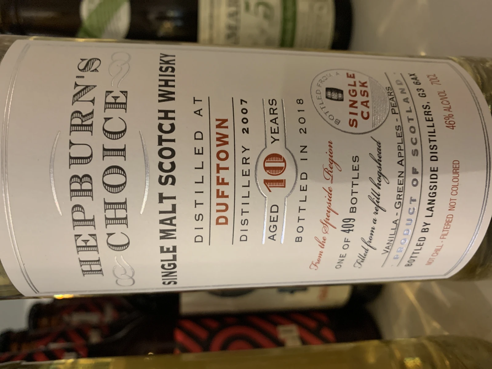 Hepburn's Choice Dufftown 2007 / 10 Years