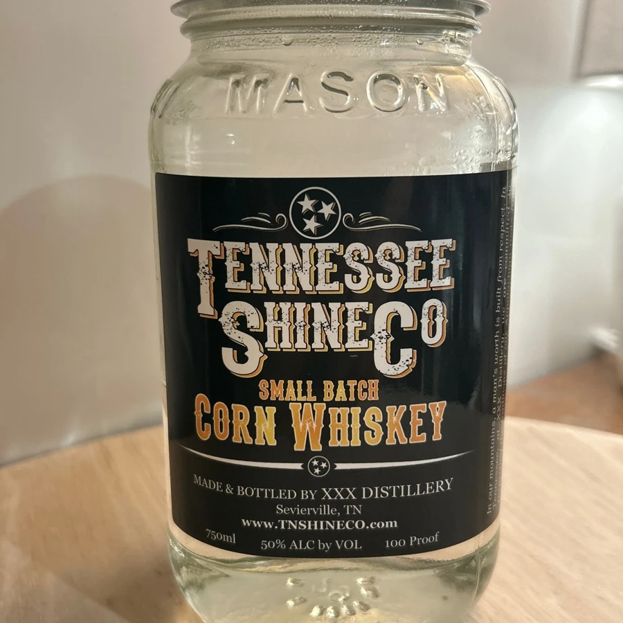 Tennessee Shine Co. Small Batch Corn Whiskey