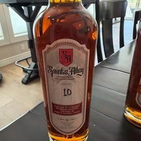 Saints Alley Blend of Straight Bourbon Whiskey Finished in Port & Cognac Casks Batch No 10