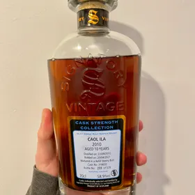 Caol Ila 2010 10 Year Old Signatory Vintage Cask Strength Sherry Refill cask 316650