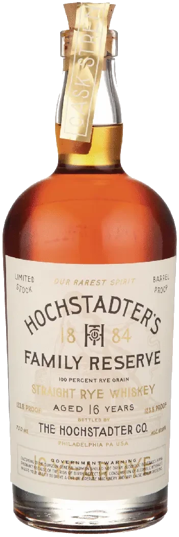 Hochstadters Family Reserve 16 Year Straight Rye