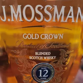 J. Mossman Gold Crown Blended Scotch 12 Year