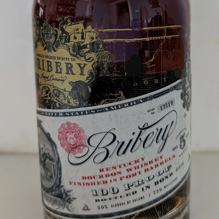 Bribery Kentucky Bourbon Whiskey Finished in Port Barrels