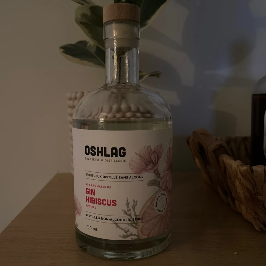 Oshlag Gin Hibiscus Sans Alcool