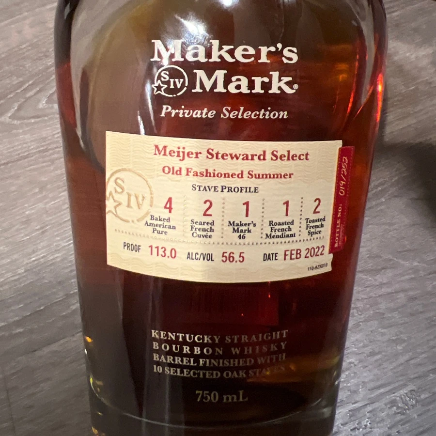 Makers Mark Private Selection Old Fashioned Summer