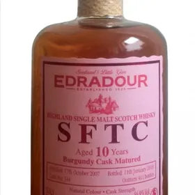 Edradour SFTC 10 year Burgundy
