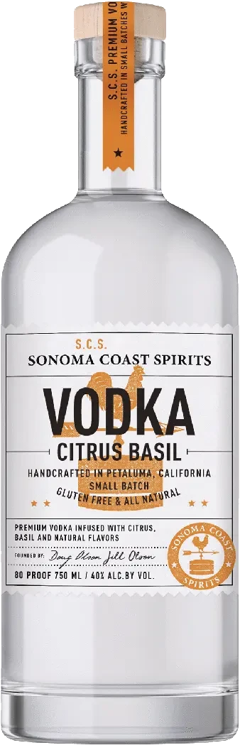 Sonoma Coast Citrus Basil Vodka
