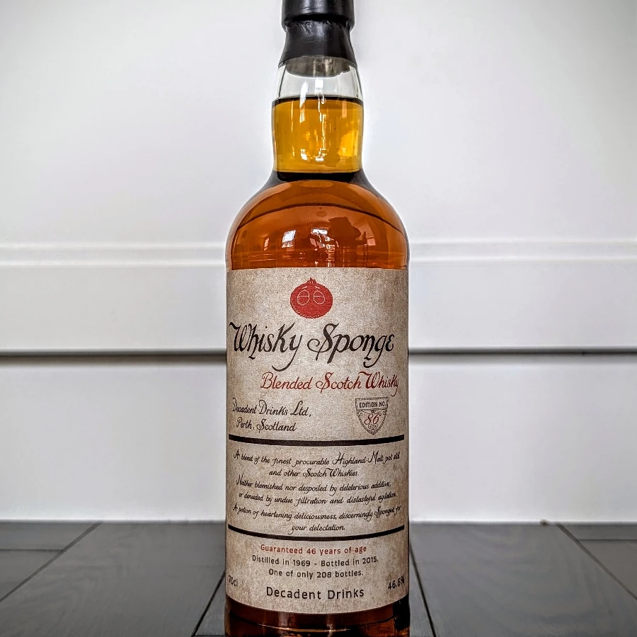 Whisky Sponge 1969 46 Year Blended Scotch Whisky