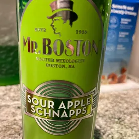 Mr. Boston Sour Apple Schnapps
