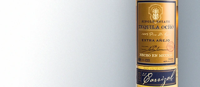 Tequila Ocho Extra Añejo El Carrizal 2008